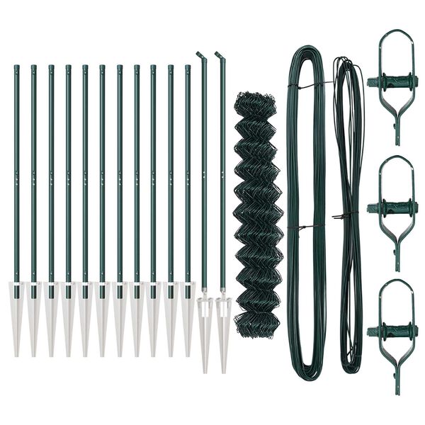 vidaXL Aiapost Roheline 1 x 25 m (60 x 60 mm silmus) Teras