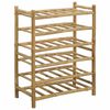 vidaXL Veepudeli Riiul Neutraalne 57 x 29,5 x 72 cm Bambus