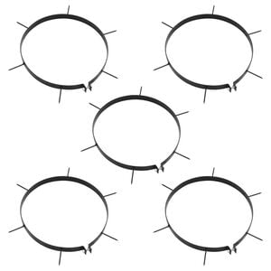 vidaXL ogadega muru&otilde;hutaja klambrid 5 tk, &Oslash; 30 cm, raud