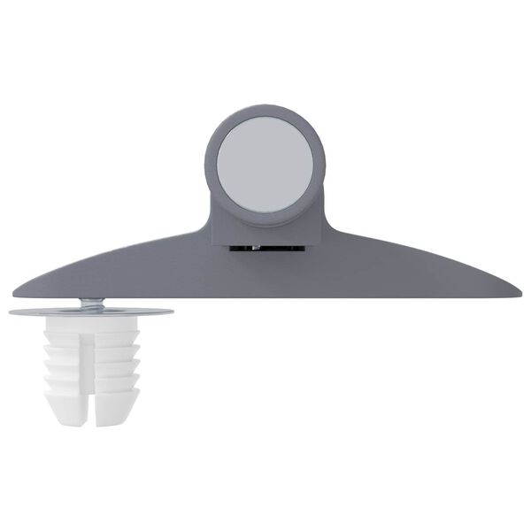 vidaXL Pehme sulgemise dampner 1161 pcs Hall 125 x 47 x 15 mm PP