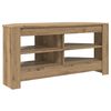 vidaXL NurgakappTVjaoks 102 x 40,5 x 45 cm K&auml;sit&ouml;&ouml;puu Tehispuit