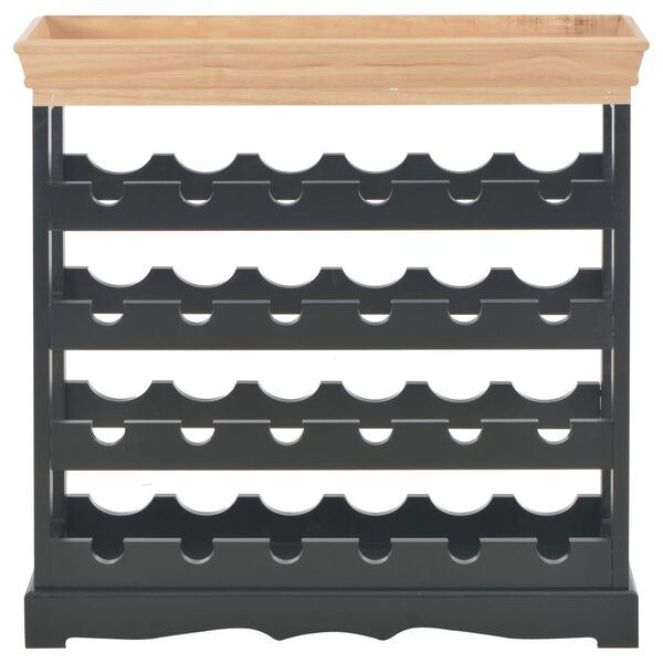 vidaXL veinikapp, must, 70 x 22,5 x 70,5 cm, MDF