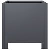 vidaXL aia taimekast, antratsiit, 30x30x30 cm, teras