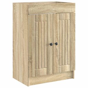 vidaXL Vannitoa all oleva kraani kapp Sonoma tamm 56 x 37,5 x 81 cm