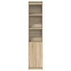 vidaXL Highboard Sonoma tamm 37,5x35x180 cm Engineered Wood