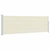 vidaXL lahtit&otilde;mmatav terrassi k&uuml;lgsein, 100 x 314 cm, kreemjasvalge