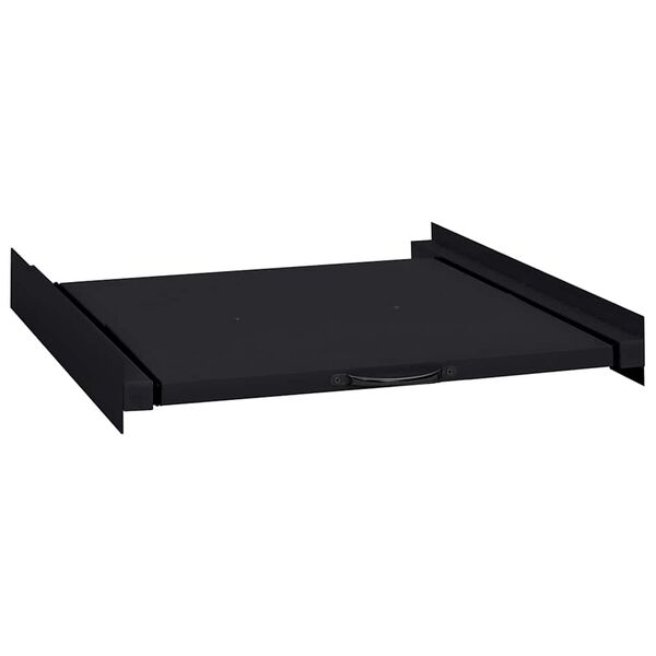 vidaXL Pesumasina vahe shelf Must 60 x 60 x 8 cm Teras