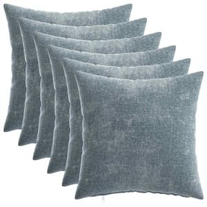 vidaXL Diivanipadi 6 pcs HEERLEN Helesinine 40 x 40 cm &Scaron;en&uuml;&uuml;lfabric