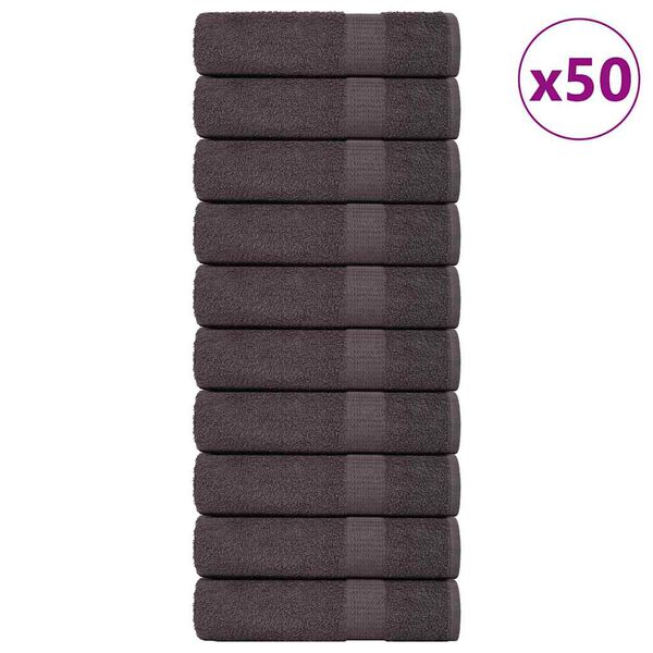 vidaXL k&auml;ter&auml;tikud FROGN 50 tk, antratsiithall, 50x100 cm, 360 g/m&sup2;