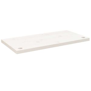vidaXL kirjutuslaua plaat, valge, 80 x 40 x 2,5 cm, m&auml;nnipuit