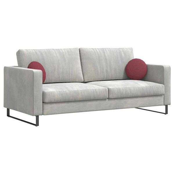 vidaXL Istumispatjad 2 pcs Veinpunane &Oslash;30 x 13 cm kangas