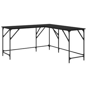 vidaXL Laud Must tamm 149 x 149 x 75 cm Tehispuit