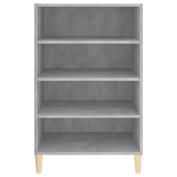 vidaXL puhvetkapp, betoonhall, 57 x 35 x 90 cm, tehispuit