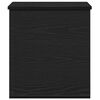 vidaXL Salvestuskarp ladustamisega Must tamm 40 x 42 x 46 cm Tehispuit