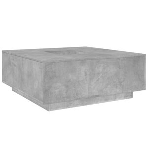 vidaXL kohvilaud, betoonhall, 100 x 100 x 40 cm, tehispuit