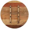 vidaXL ümmargune lauaplaat 60 cm 15–16 mm toekas taaskasutatud puit