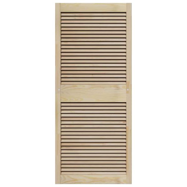 vidaXL Kappi Uks uksega Neutraalne 140,5 x 2,1 x 59,5 cm Tahke m&auml;nd