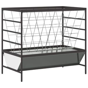 vidaXL Loomade toitja H&otilde;bedane 100 x 60 x 90 cm Tsinkteras