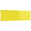 vidaXL K&ouml;&ouml;giseina paneel 2 pcs Kollane 120 x 40 cm karastatud klaas
