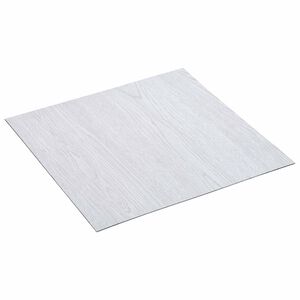 vidaXL P&otilde;randaplaadid 5,11 m&sup2; 55 pcs PVC Valge Puit