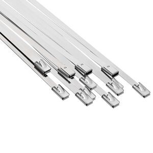 vidaXL Kaabli sidumine 12 tk 4,6 x 200 mm H&otilde;bedane