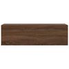 vidaXL vannitoa seinakapp, pruun tamm, 100 x 25 x 30 cm, tehispuit