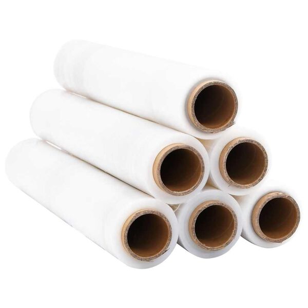 vidaXL Stretch Film 6 tk L&auml;bipaistev 23 &mu;m 50 cm x 150 m