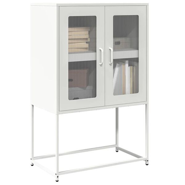 vidaXL Highboard White 68x39x107 cm Teras