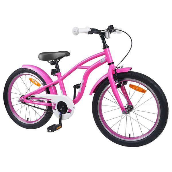 vidaXL Laste Bike 20 Tolli vanuses 6-11 aastat Tumepink