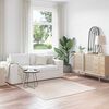 vidaXL Libisemisvastane Shaggy Vaip cream 160 x 160 cm PP