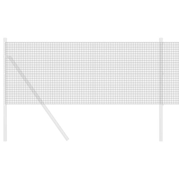 vidaXL Keevitatud Traadi Aed Hall 0.8 x 25 m Teras
