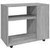 vidaXL lisalaud, hall Sonoma, 70 x 35 x 60,5 cm tehispuit