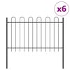 vidaXL Aiandus aiapaneel BOXTEL 6 tk 10,2 x 1,2 m Pulberkattega teras