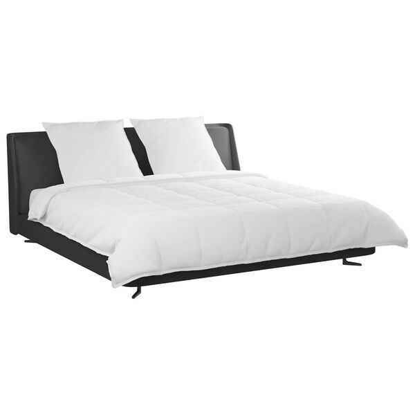 vidaXL Teki komplekt padjaga 3 pcs Valge Down Feather