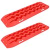 vidaXL Libisemisplaat 2 pcs Punane 106 x 30,5 x 7 cm Tugevdatud nailon