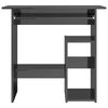 vidaXL kirjutuslaud, hall, 80 x 45 x 74 cm, puitlaastplaat