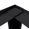 vidaXL Pesumasina pedestal Must 64 x 55 x 32.5 cm Teras