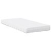 vidaXL p&auml;evavoodi madratsiga, valge, 80 x 200 cm, m&auml;nnipuit