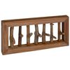 vidaXL Mantli Konks Neutraalne 50 x 10 x 25 cm Tugev Mahagoni Puit
