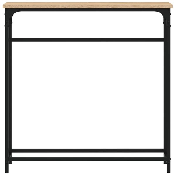 vidaXL konsoollaud Sonoma tamm 75 x 19,5 x 75 cm töödeldud puit