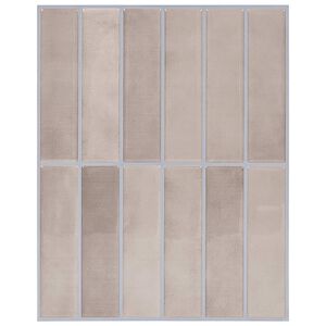 vidaXL Ristk&uuml;likukujuline Plaat 10 pcs Bež koffee 29 x 23 x 0,08 cm
