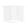 vidaXL rippuv s&auml;&auml;sev&otilde;rk 156 v&otilde;rgusilma valge 220x120x150 cm