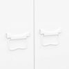 vidaXL garderoob, valge, 90 x 50 x 180 cm, metall