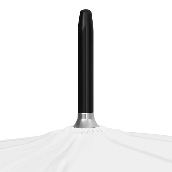 vidaXL vihmavari, valge, 130 cm