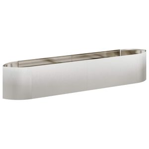 vidaXL T&otilde;stetud Aiapeenar Roostevaba teras 220 x 40 x 40 cm Teras