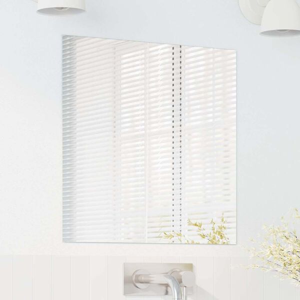 vidaXL Seinapeegel Kandiline 50 x 50 cm karastatud klaas