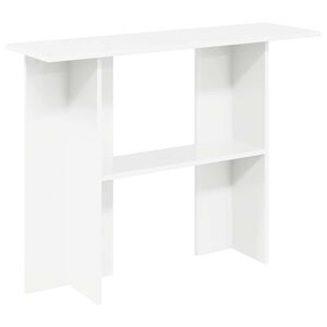 vidaXL Konsoollaud Valge 100 x 30 x 75 cm Tehispuit