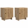 vidaXL &Ouml;&ouml;lambi kapp 2 pcs Artisan tamm 43 x 34,5 x 50 cm Tehispuit