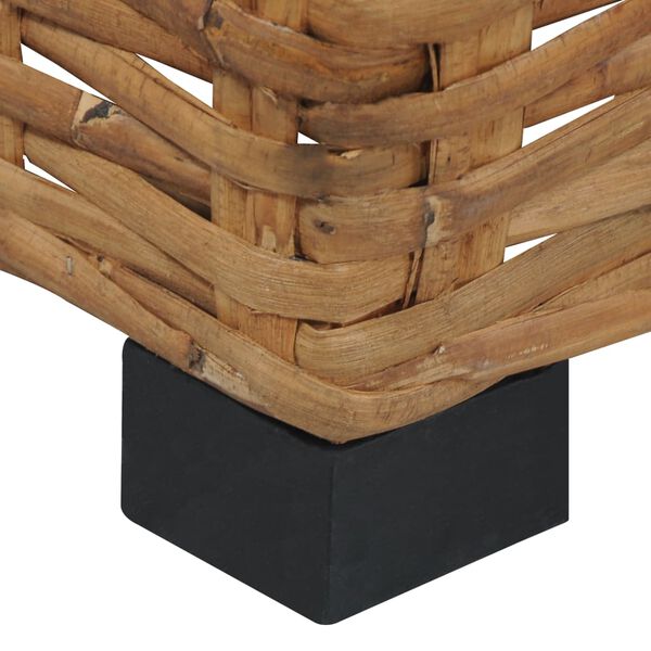 vidaXL kohvilaud, 47 x 47 x 28 cm, naturaalne rotang