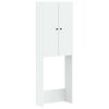 vidaXL Tualettkabinet BREDA Valge 66 x 25,5 x 190 cm Tehispuit